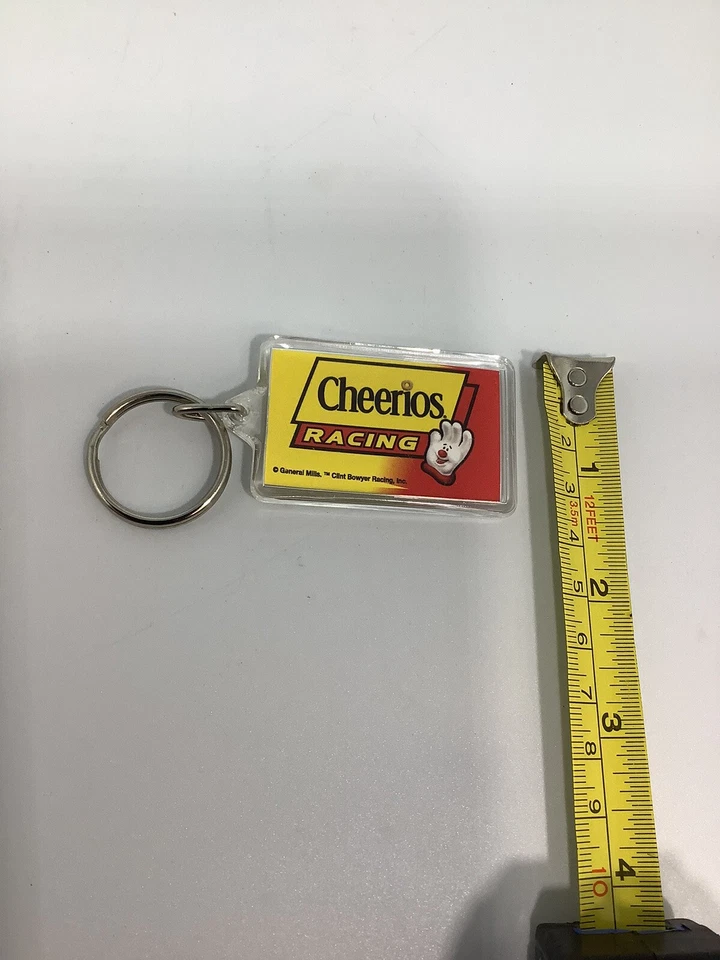 Vintage Cheerios Racing, Clint Bowyer #33, Keychain Made In The USA Foto 3 de 4
