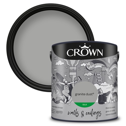 Crown Emulsion Paint Matt or Silk All Colours 2.5L - Picture 391 of 1,144