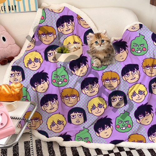 Mob Psycho 100 Anime Mobu Saiko Hyaku Cospaly Umhang Überwurf Decke Cartoon Geschenk - Bild 28 von 30