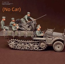 1:35 resin figure model kit WW II anti-aircraft artillery No Car Unassembled