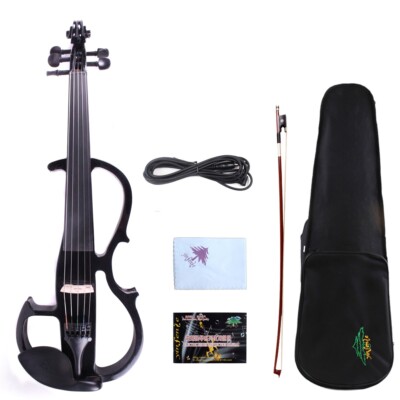 Yinfente Advanced 5String 16inch Electric Silent Viola Sweet Tone Free Case #EL8
