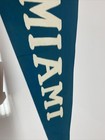 1960's Miami Hurricanes Liberty Bowl University Pennant 11x30 Football Vintage — photo 4