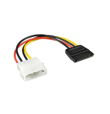 Câble adaptateur d'alimentation InLine ® SATA femelle à mâle + connecteur d'alim