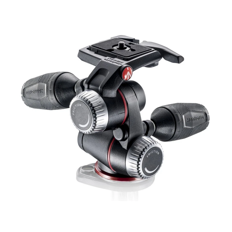 Manfrotto 3-Way Head with Retractable Levers and Friction Controls (Black) - Image 2 of 4