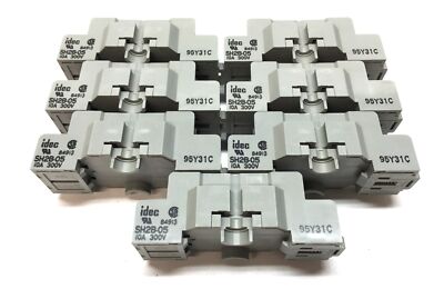 IDEC 300V 8-Pin Relay and Timer Socket Series 2 Relay Base SH2B05 [Lot of 7] NOS