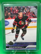 2023-24 Upper Deck Series 2 Young Guns Nikolas Matinpalo #495 Ottawa Senators RC