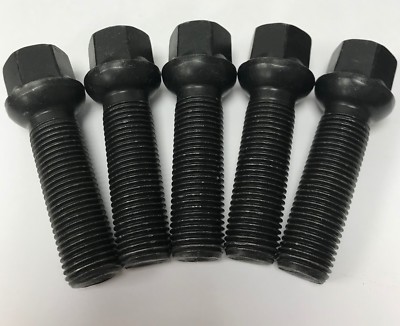 ALUFELGENSCHRAUBEN M14X1,5 X5 RADIUS BIMECC 27mm GEWINDE PASSEND FÜR VW T5 T6 T28 T30
