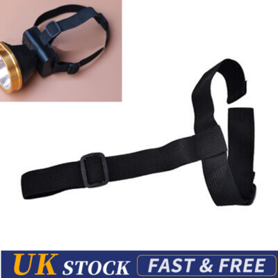2X Adjustable Headband Head Strap for Hiking Camping Head Light Torch Flashli^^i