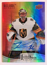 LOGAN THOMPSON ROOKIE AUTO 2021-22 ALLURE FULL RAIBOW AUTO ROOKIE SP #R-11 VEGAS