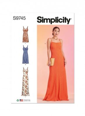 Simplicity Papier Schnittmuster 9745 Kleider