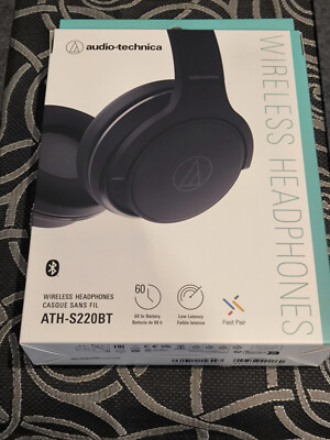 Audio Technica ATH-S220BT Bluetooth Kopfhörer - Schwarz 
