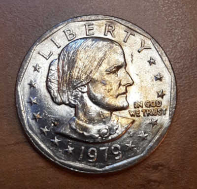 Susan B. Anthony Clad Coin 1979 P Philadelphia mint 1D Nice Not Silver