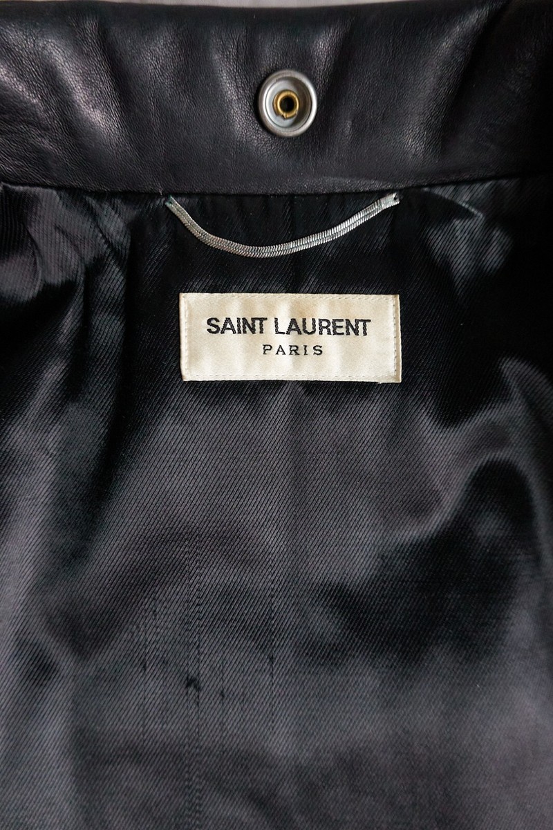 Saint Laurent FW15 L01 Lamb Leather Biker Jacket - Hedi Era Saint Laurent FW15 L01 Lamb Leather Biker Jacket - Hedi Era