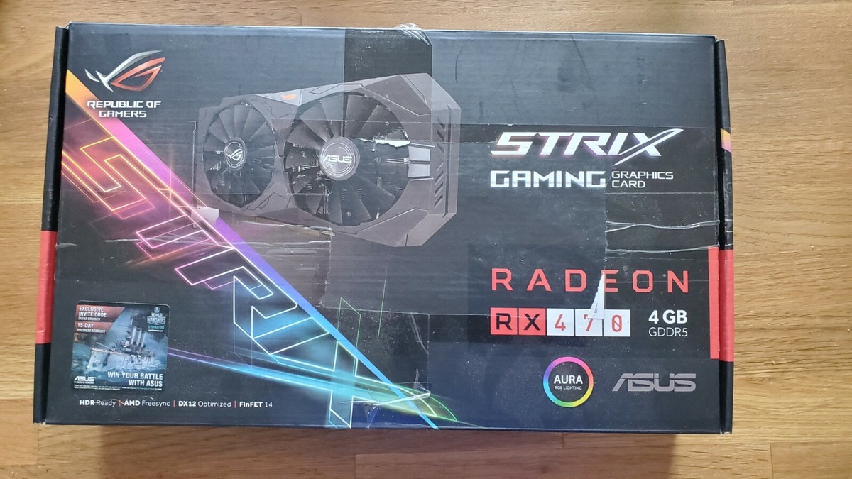 Like NEW ASUS ROG STRIX RX470 GAME MINING 4GB GDDR5 HDMI DP