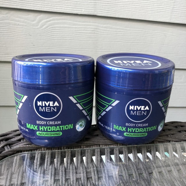 Nivea Men Max Hydration Body Cream Two Pack 13.5 Ounce Each New eBay