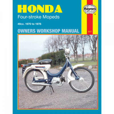 Honda PC50 PF50 R/DXR Viertakter (70-78) UK Moped Mofa workshop manual Haynes