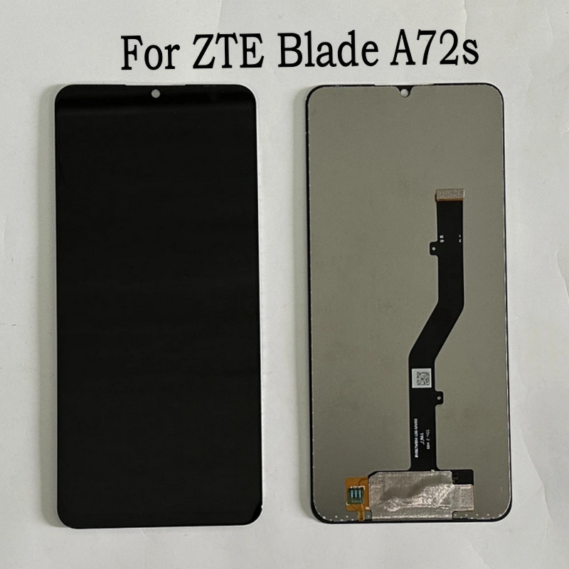 For ZTE Blade A72s Black Touch Screen Digitizer LCD Display - Main Image
