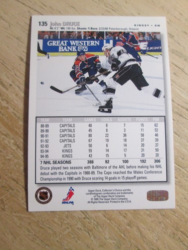 1995-96 COLLECTORS CHOICE, PLAYERS CLUB, PLATINUM, MULTI LISTING, YOU PICK EM' - Picture 6 of 12