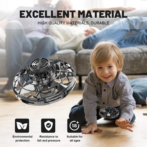 Flying Fidget Spinner Drone Ball UFO Stress Focus Hand Fun Toy LED Kids & Adults - 第 13/44 張圖片