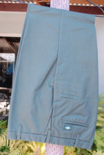 DICKIES MEN'S 40 X 32 DARK GREEN LAW ENFORCEMENT SHERIFF'S PANTS, NEW