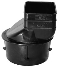 4-Inch Downspout 2 x 3 x 4-Inch Adapter