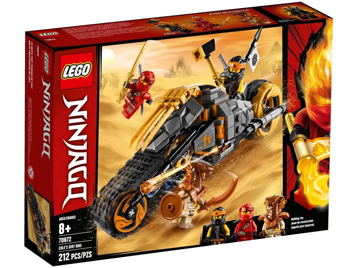 Lego Cole's Dirt Biker 70672 NINJAGO Minifigure Building Set