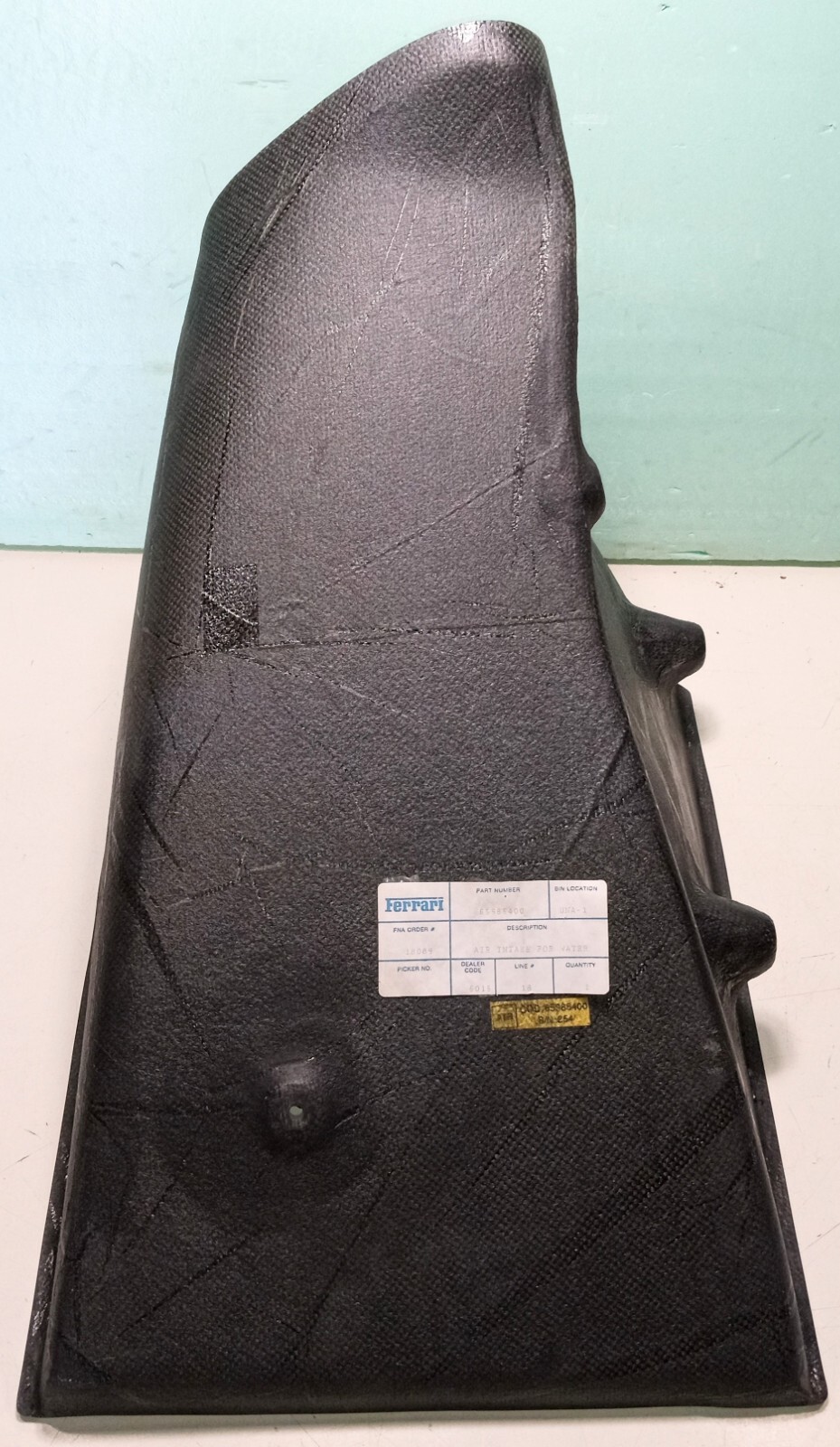Ferrari 360 Challenge Carbon Fiber Engine Radiator Air Inlet Duct_65985400_RT_OE