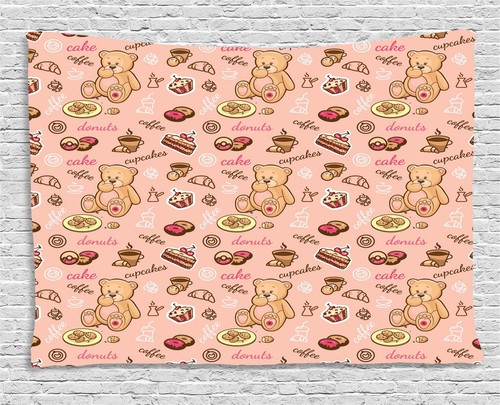Retro Drawing Tapestry Wall Hanging Design Bedroom Dorm Room Decor 2 Sizes