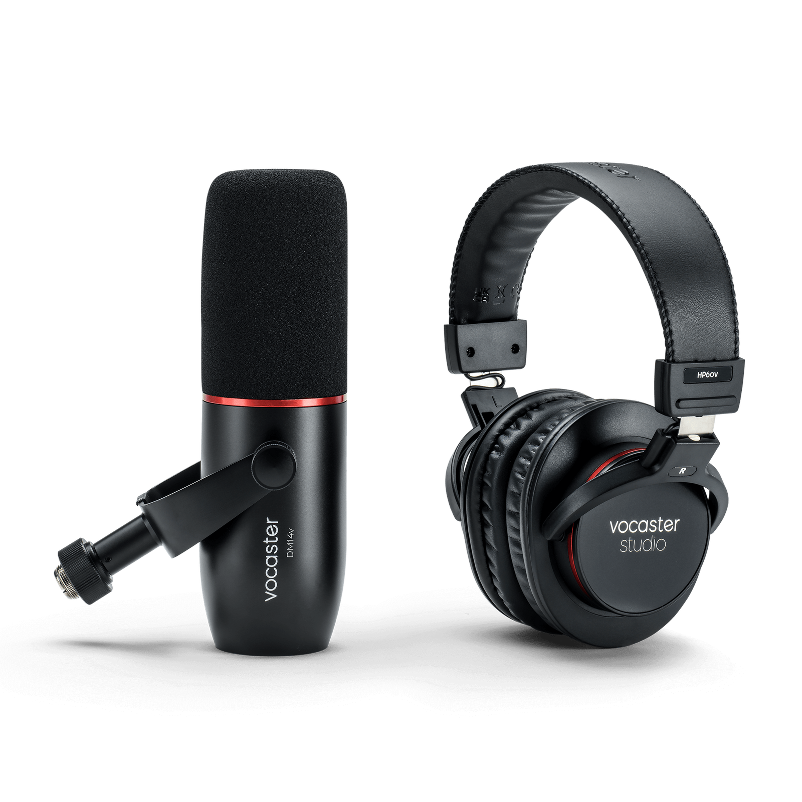 Focusrite Vocaster Broadcast Kit MICROFONO DM14v + Cuffia HP60v  x radio podcast
