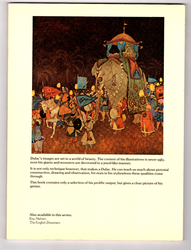 DULAC ed. DAVID LARKIN PEACOCK PRESS 1975 NM 1st 40 COLOR PLATES ARABIAN NIGHTS - Picture 2 of 2