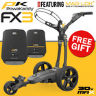 POWAKADDY 2025 FX3 EXTENDED LITHIUM ELECTRIC GOLF TROLLEY +FREE TRAVEL COVER