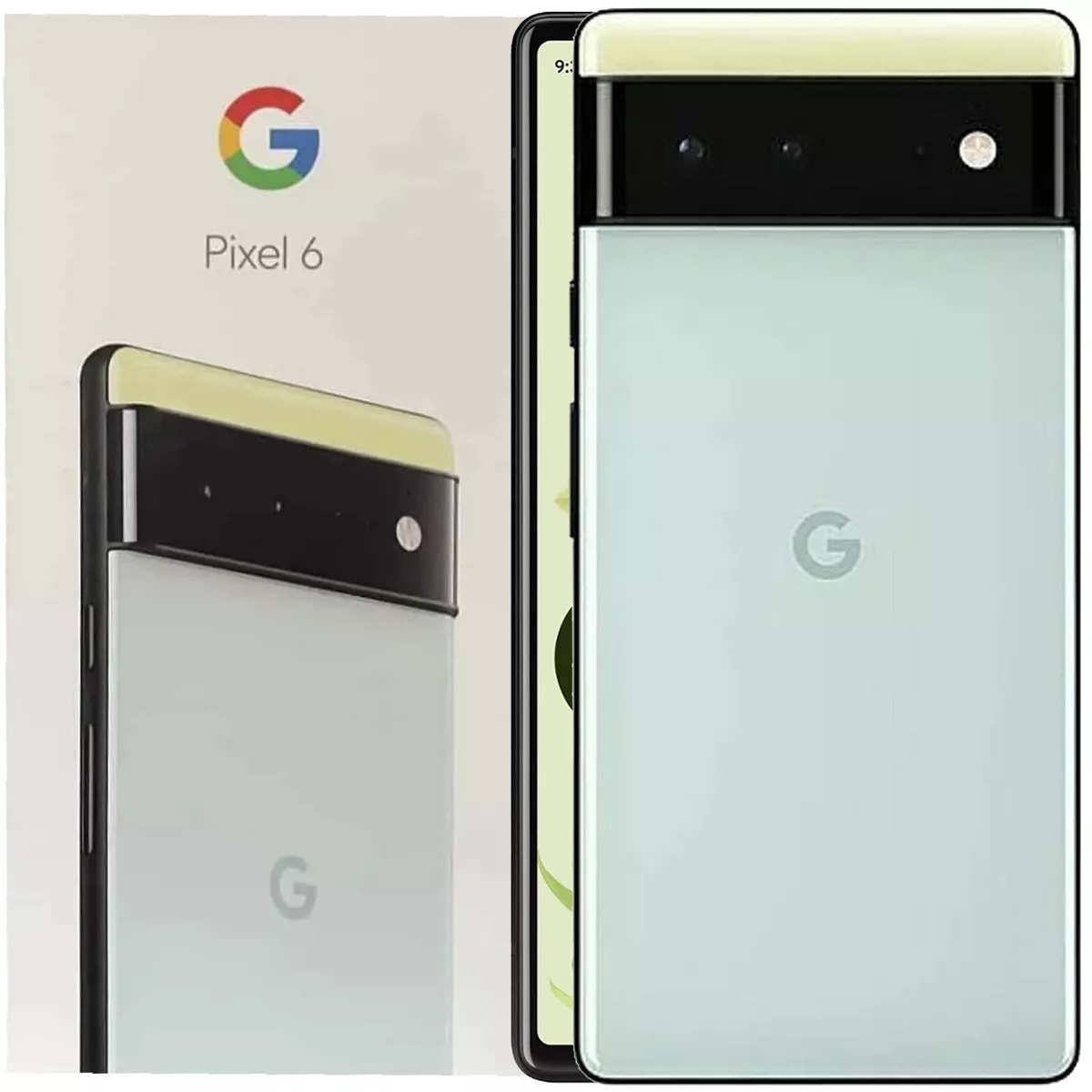 New Google Pixel 6 Dual Sim 128GB + 8GB Sorta Seafoam Factory Unlocked 5G  GSM