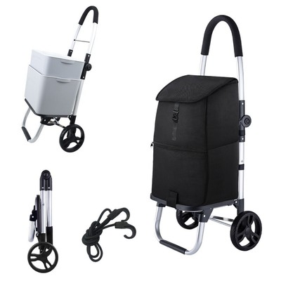 Carrello Spesa Pieghevole Leggero DID 40L Con Ruote Borsa Della Spesa A Traino