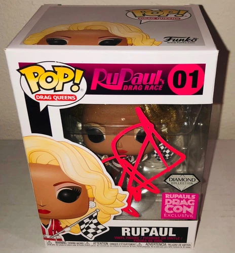 RuPaul Charles Drag Race #01 Signed Drag Con Funko Pop PSA RARE A