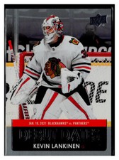 2021-22 Upper Deck - Silver Foil #DD-5 Kevin Lankinen Debut Dates