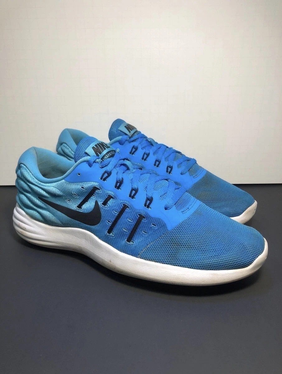 excusa Hospitalidad Faringe Womens Nike LunarStelos Blue Running Shoes / Size 9 | eBay