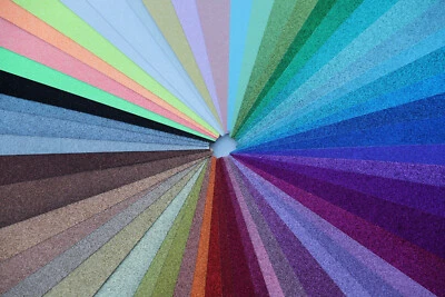 56 Farben Glitter Karton A4 Glitzer Set Efco Heyda 200 g nur 1 x 2,20 Versand