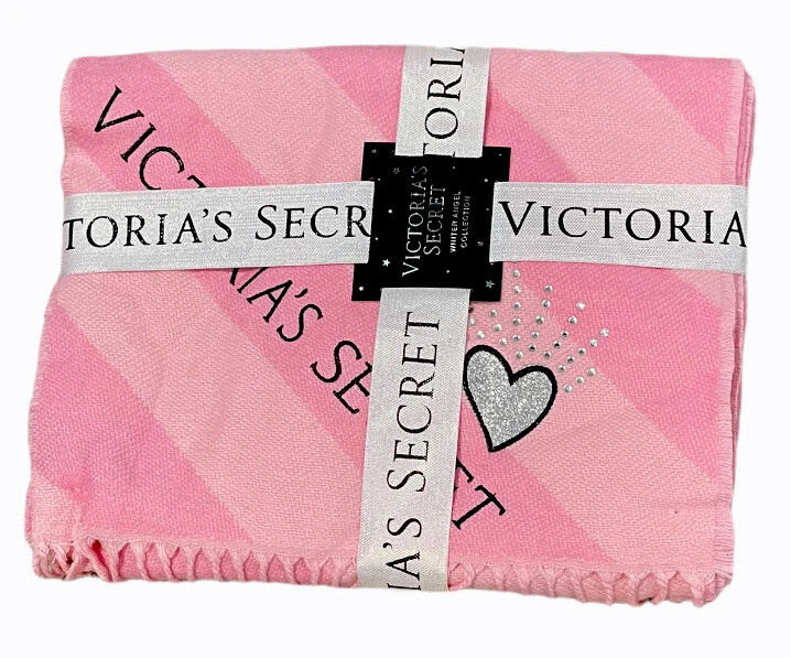 Bufanda Victoria's Secret estrás rosa y gris Foto 3 de 3