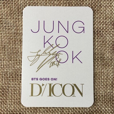 BTS dicon goes on! ✨JUNG KOOK✨　新品未開封　保存版 BTS D-icon Vol.10 BTS Goes On! JUNGKOOK DICON Magazine Full