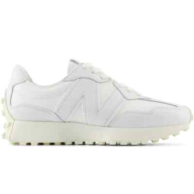 New Balance 327 Triple White leather sneakers shoes U327LP | eBay