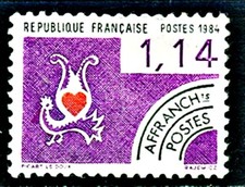 TIMBRE FRANCE PREOBLITERES  N° 182  ** CARTES A JOUER   NEUF SANS CHARNIERE