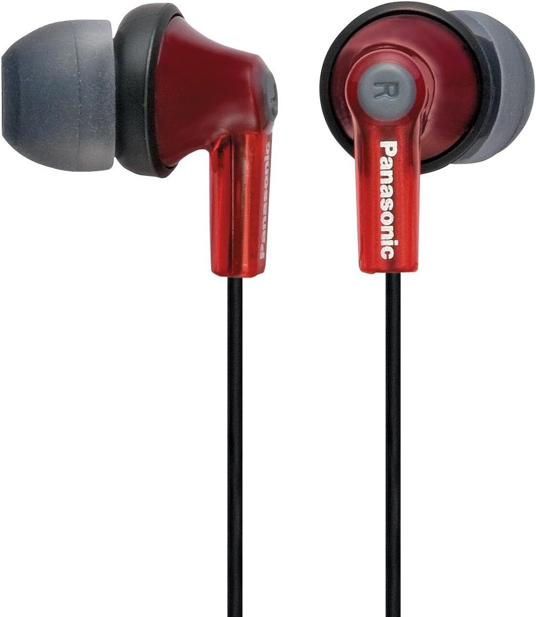 Panasonic Canal type earphone red RP-HJE150-R