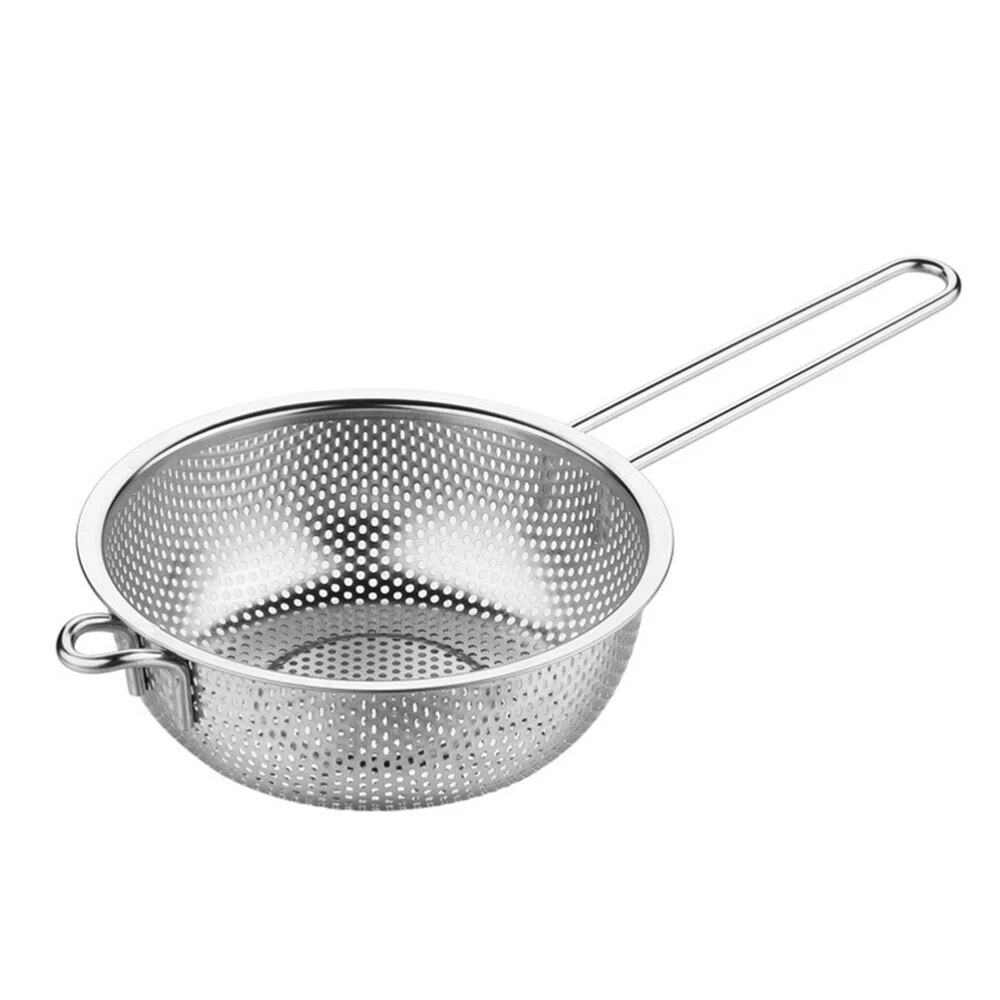 1PC Stainless Steel Kitchen Strainer Kitchen Colander Bowl Strainer
