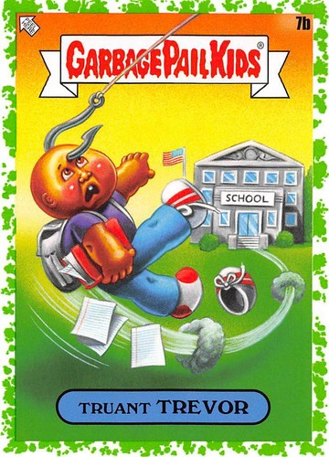 GARBAGE PAIL KIDS 2020 TARDE TO SCHOOL BORDO VERDE PARALLELO PICK-A-CARD GPK W@W - Foto 28 di 401
