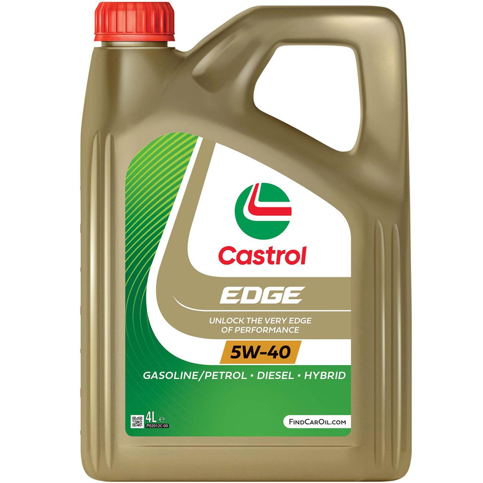 Castrol EDGE 5w40 Engine Oil 4 L Titanium Fluid Petrol Diesel Hybrid Pressure