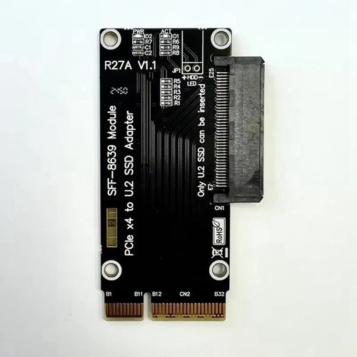 PCIe 5.0 X4 auf U.2 (SFF-8639) SSD-Festplattenadapterkarte PCI Express Gen53364 - Bild 3 von 8