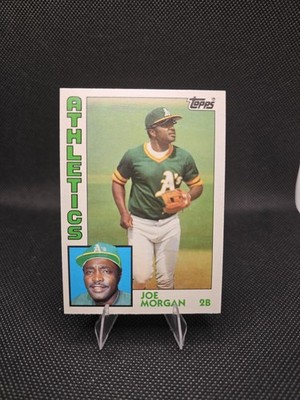1984 topps traded baseball #82T Joe Morgan..Ai App Graded At 8..PRISTINE!!