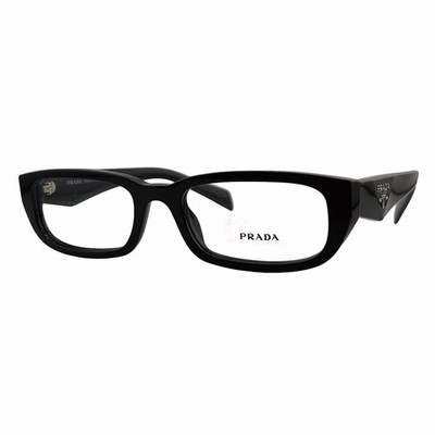 Prada PR B05V Black Rectangle Eyeglasses Frames 54mm 19mm 145mm - 16K-1O1