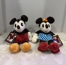 NWT Vintage 90's Mickey Unlimited Disney Japan Exclusive Mickey And Minnie Plush