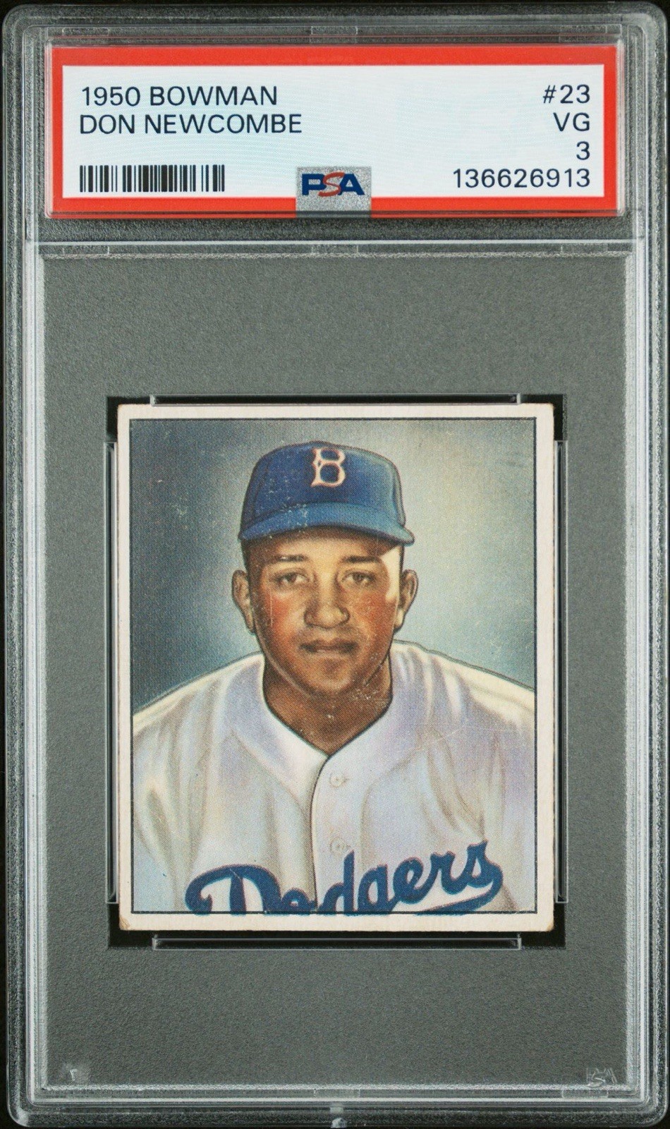 1950 Bowman Don Newcombe #23 PSA 3 Brooklyn Dodgers